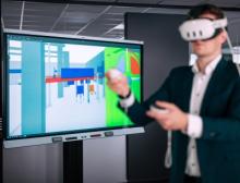 Mit der neuen Generation von mobilen Laserscannern und VR-Brillen kann jede beliebige modellierte KHS-Linie in kürzester Zeit für Kunden dargestellt werden