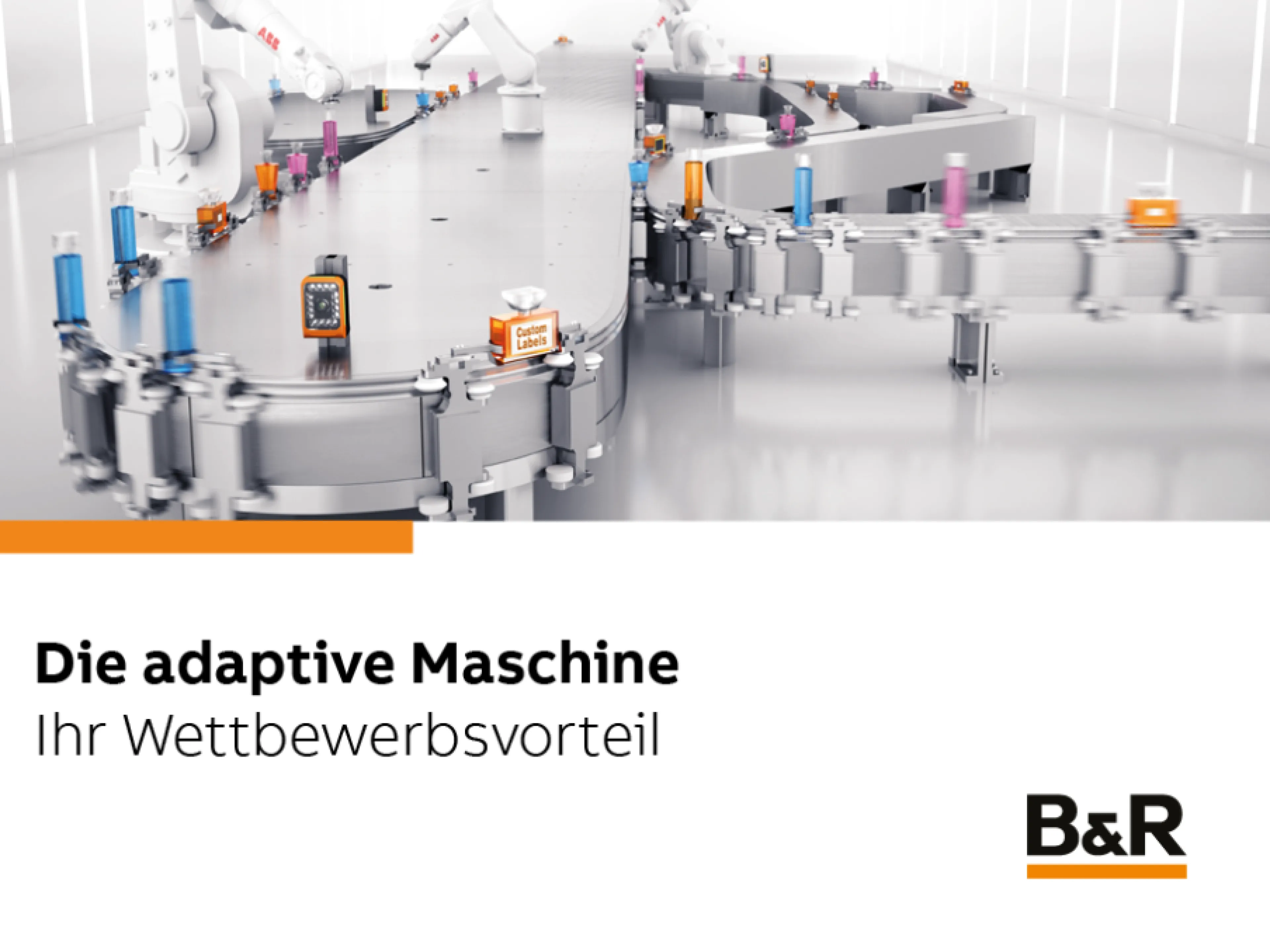 Die adaptive Maschine ist die intelligente Integration von Transportsystemen, Vision-Systemen, Robotik und digitalem Zwilling zu einer völlig neuen Gesamtlösung, Bild: B&R Die adaptive Maschine ist die intelligente Integration von Transportsystemen, Vision-Systemen, Robotik und digitalem Zwilling zu einer völlig neuen Gesamtlösung