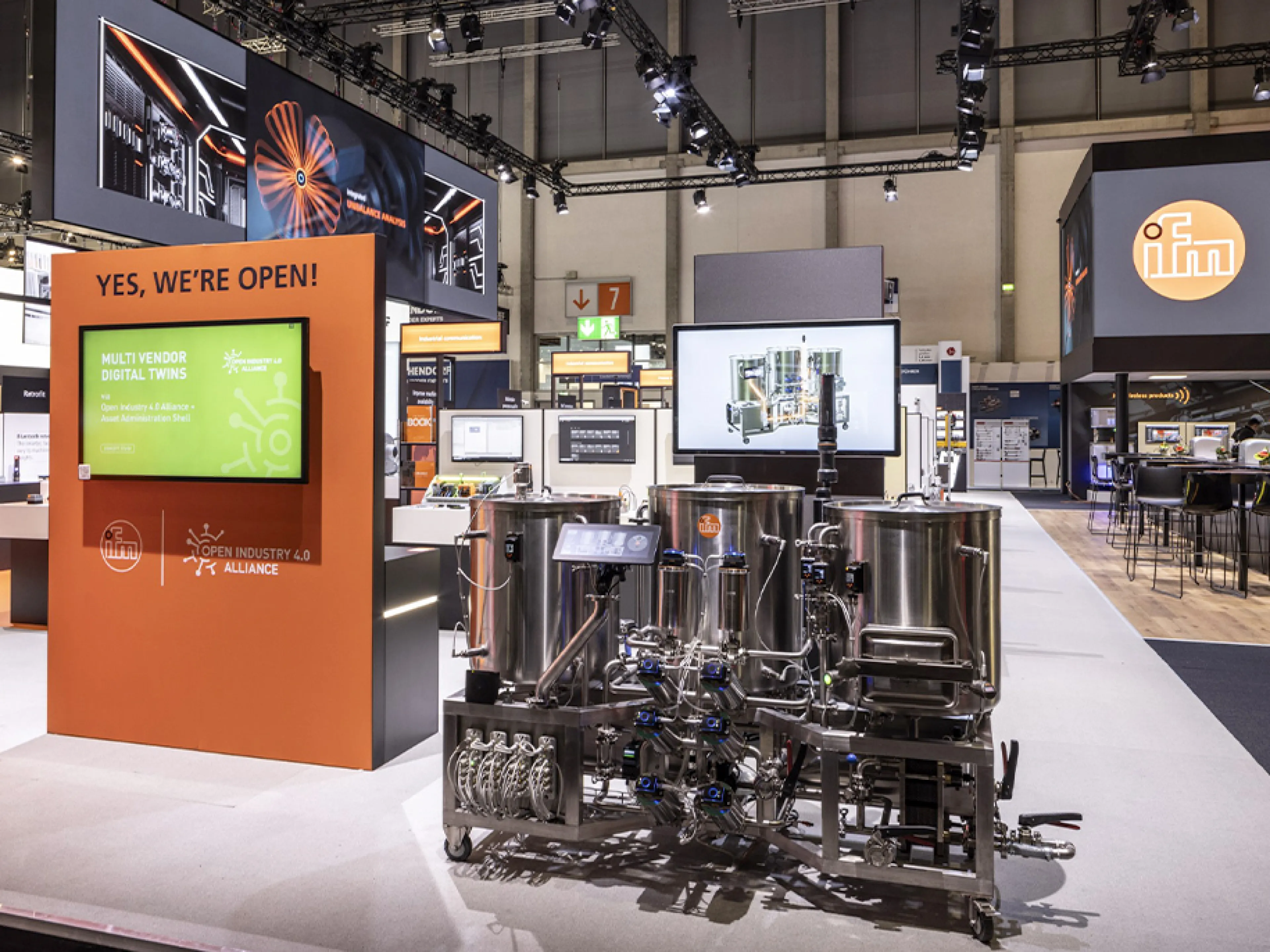 ifm auf der drinktec 2025 vom 15. bis 19. September in München, Bilder: ifm ifm auf der drinktec 2025 vom 15. bis 19. September in München, Bilder: ifm