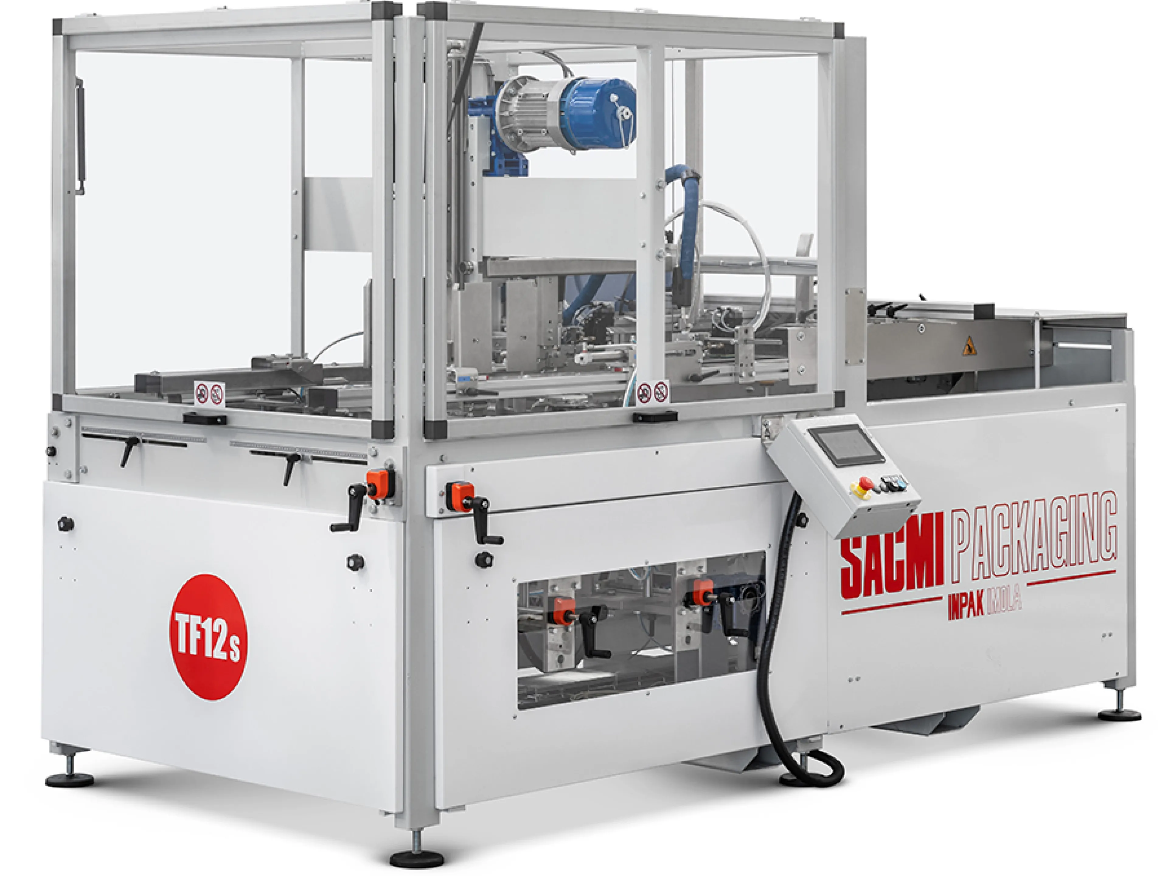 Der neue Kartonaufrichter ist eine effiziente Verpackungslösung für Produktionen mit wenig Platz, Bild: Sacmi Packaging & Chocolate Der neue Kartonaufrichter ist eine effiziente Verpackungslösung für Produktionen mit wenig Platz von Sacmi Packaging & Chocolate