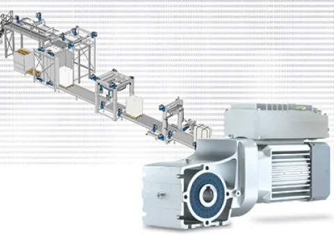 Dezentrale Asynchronantriebe im End of Line Packaging von Lebensmitteln und Getränken