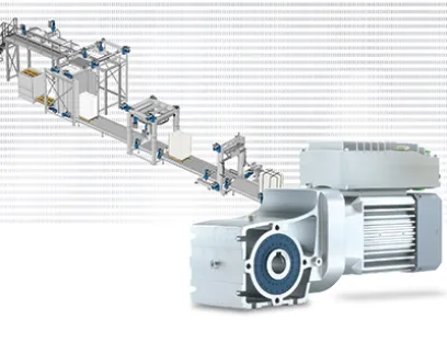 Dezentrale Asynchronantriebe im End of Line Packaging von Lebensmitteln und Getränken