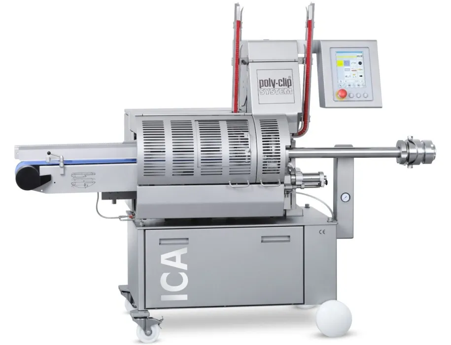 Poly-Clip System ICA - Clipmaschine für Stangenwürste und Formprodukte bis Kaliber 200 Millimeter